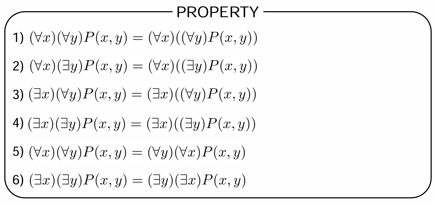 quantifier property